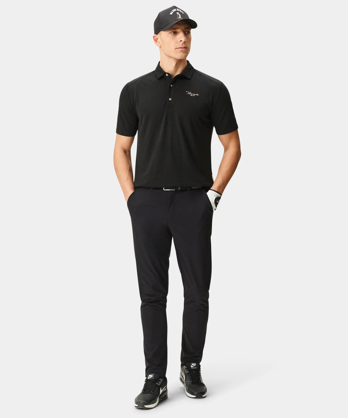 Lightweight Slim Trouser - Black - Image 6