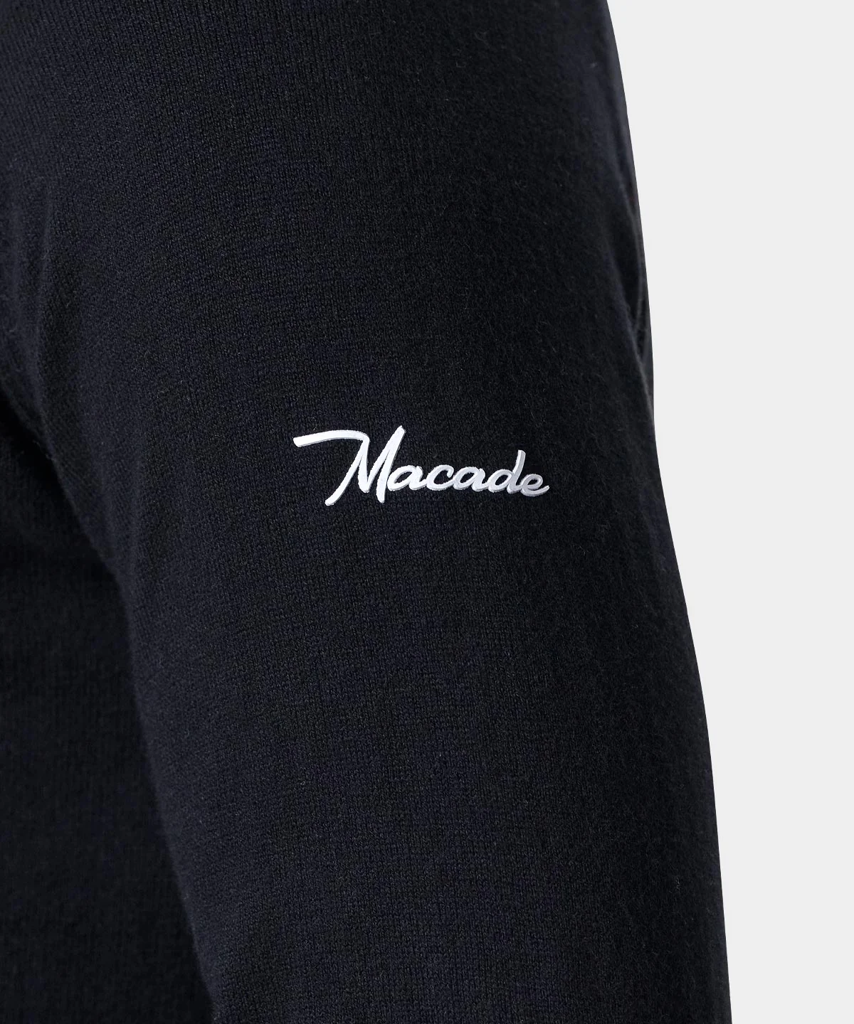 Tour Knit Quarter Zip - Black - Image 5