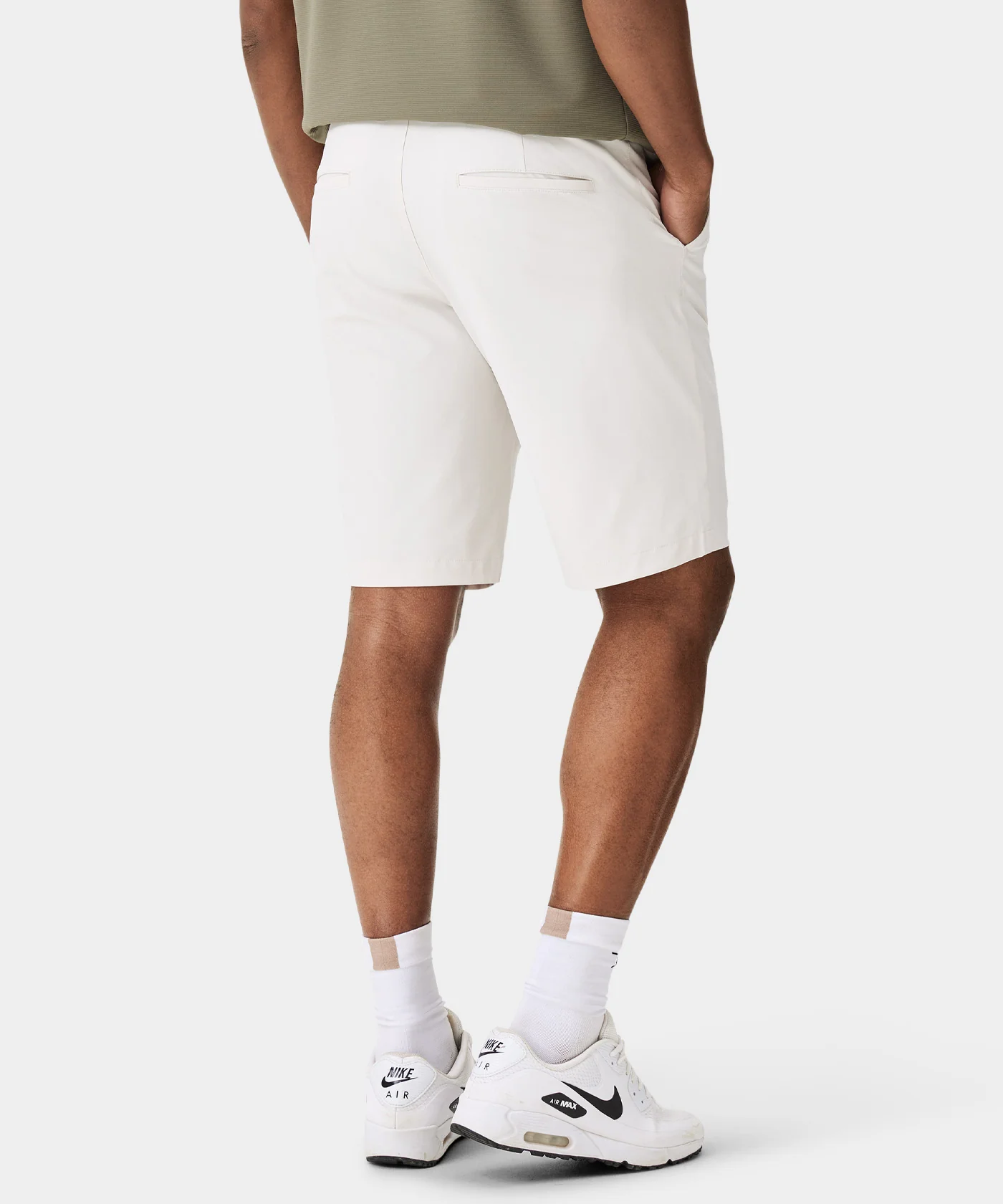 Four-Way Stretch Shorts - Bone - Image 3