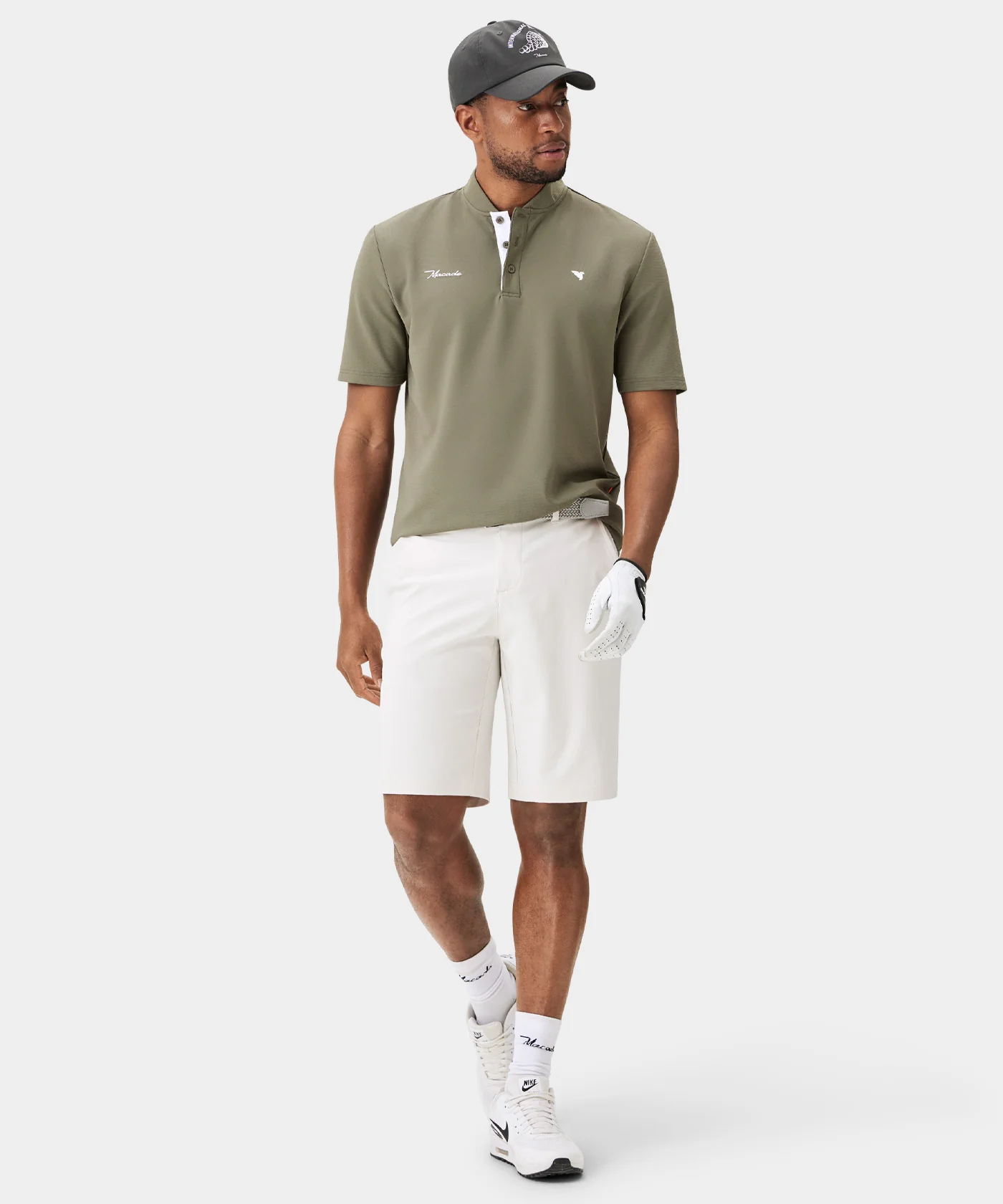 Four-Way Stretch Shorts - Bone - Image 4