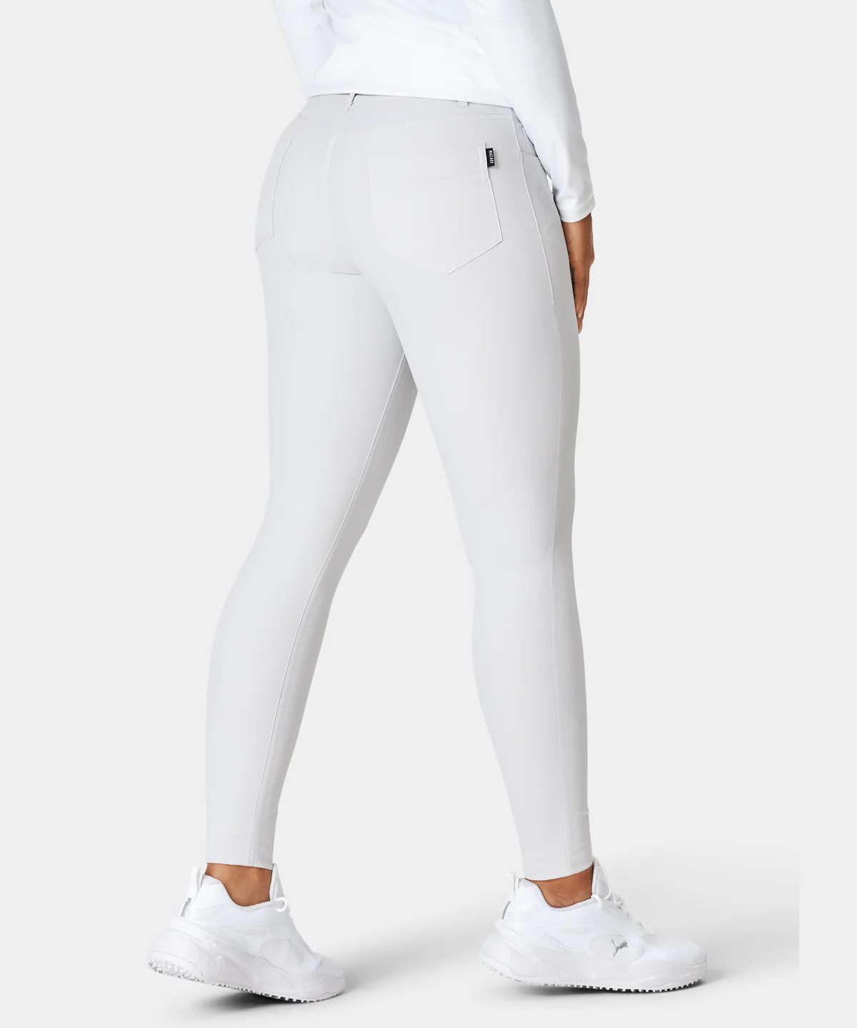Cara Lightweight Trouser - Off-White - Image 3