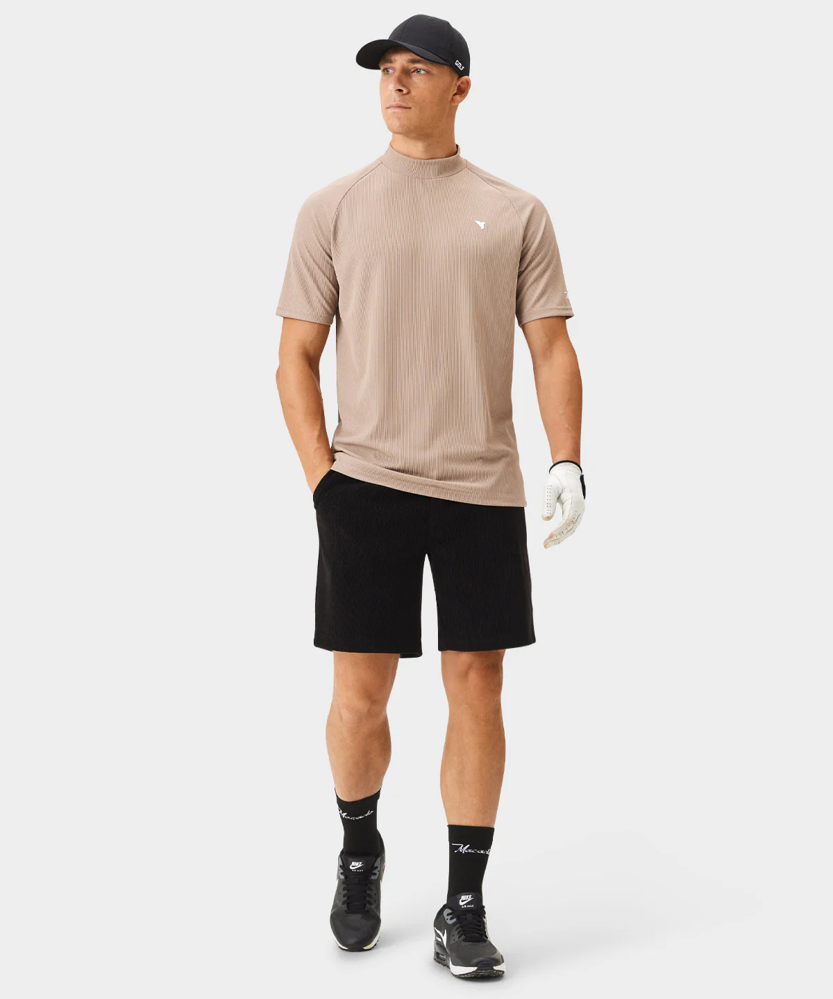 Ethan Pleated Shorts - Black - Image 5