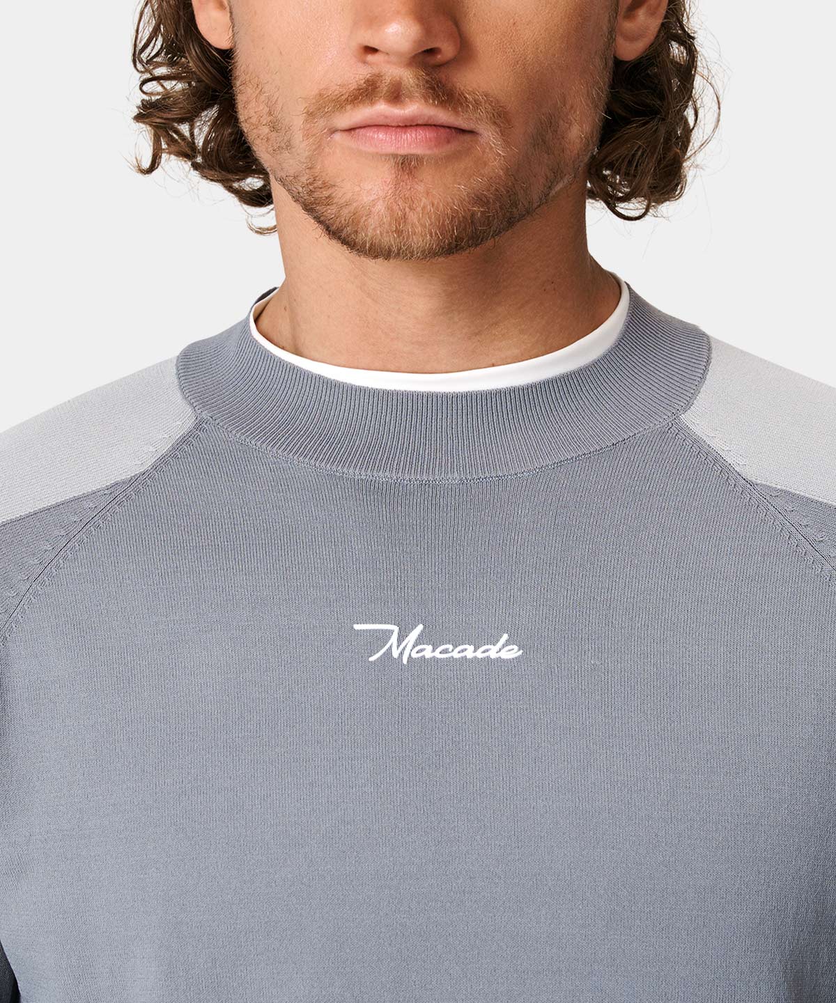 TX Air Mock Neck - Grey - Image 4
