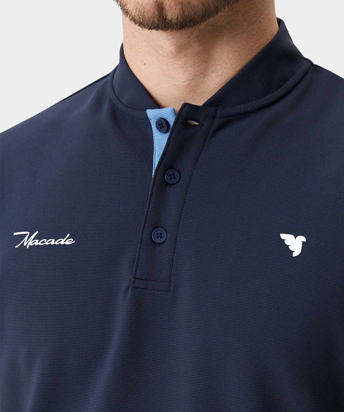 Heath Bomber Shirt - Navy - Image 4