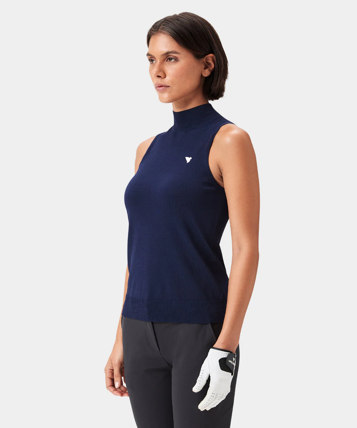 Kayla Air Sleeveless Top - Navy - Image 3
