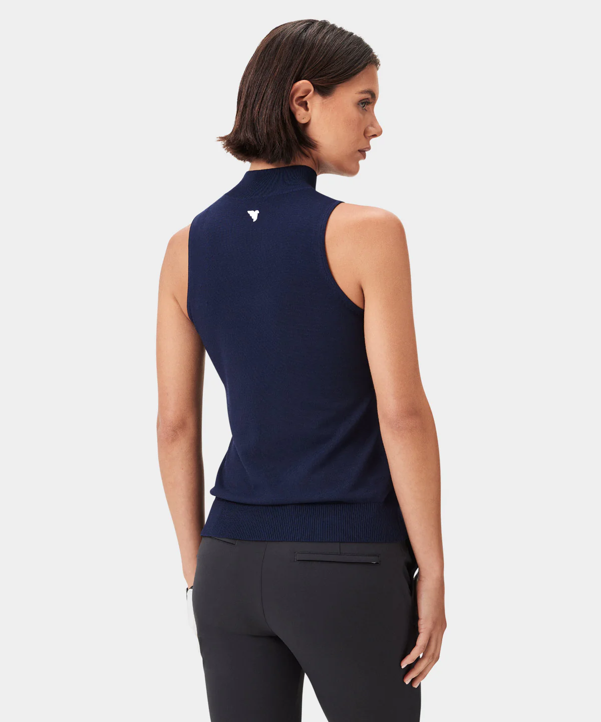 Kayla Air Sleeveless Top - Navy - Image 4