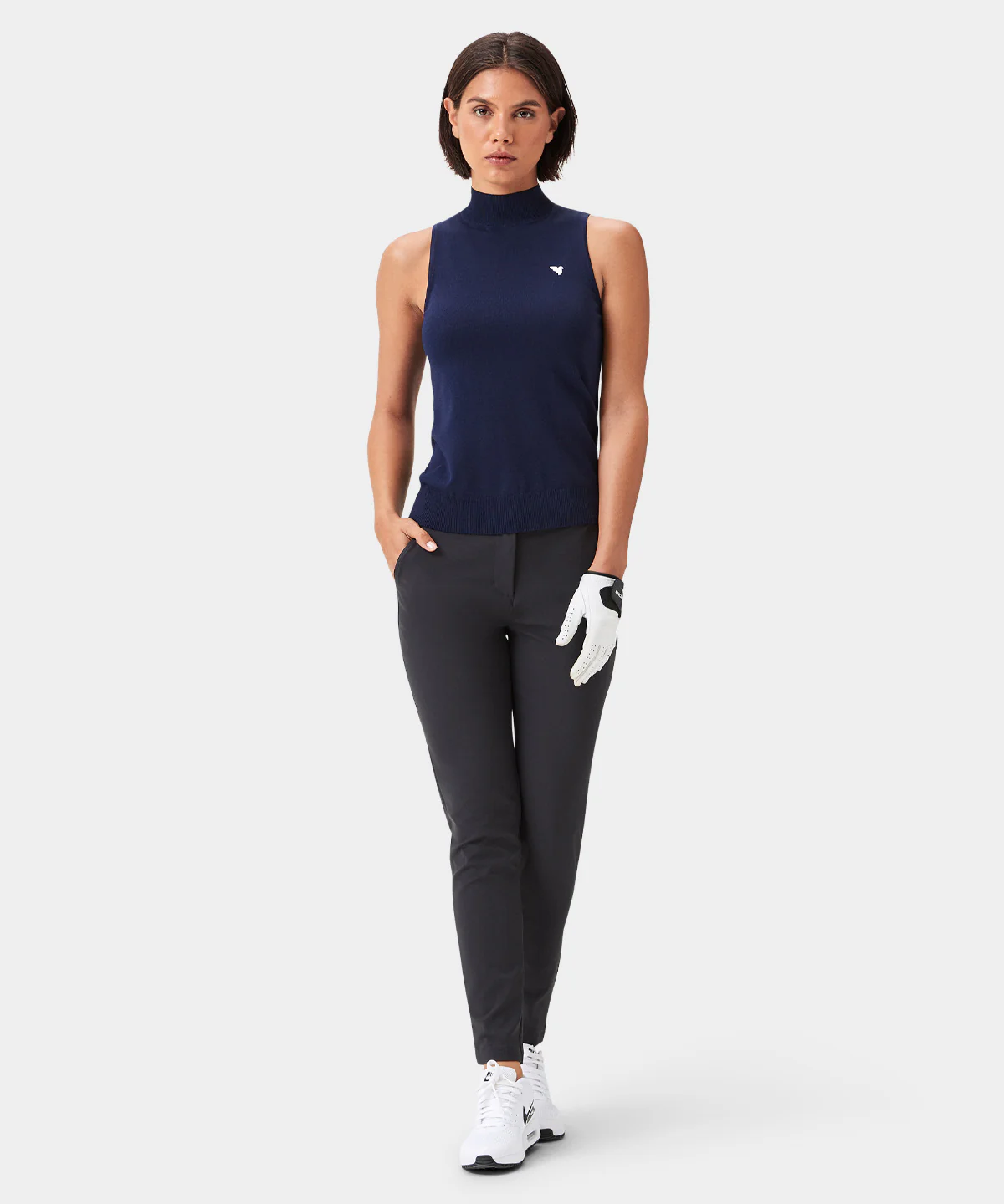 Kayla Air Sleeveless Top - Navy - Image 5