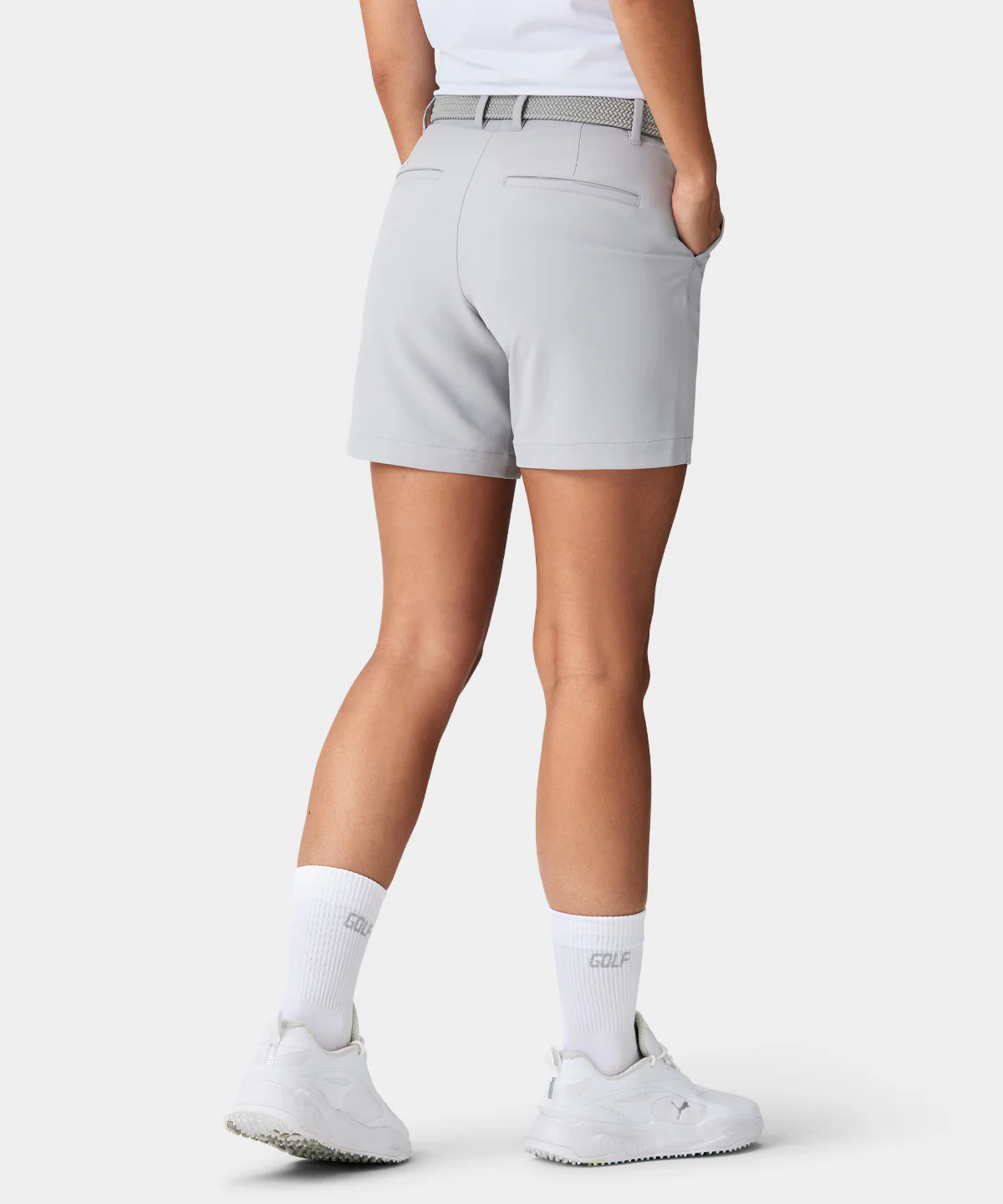 Flex Shorts - Light Grey - Image 3