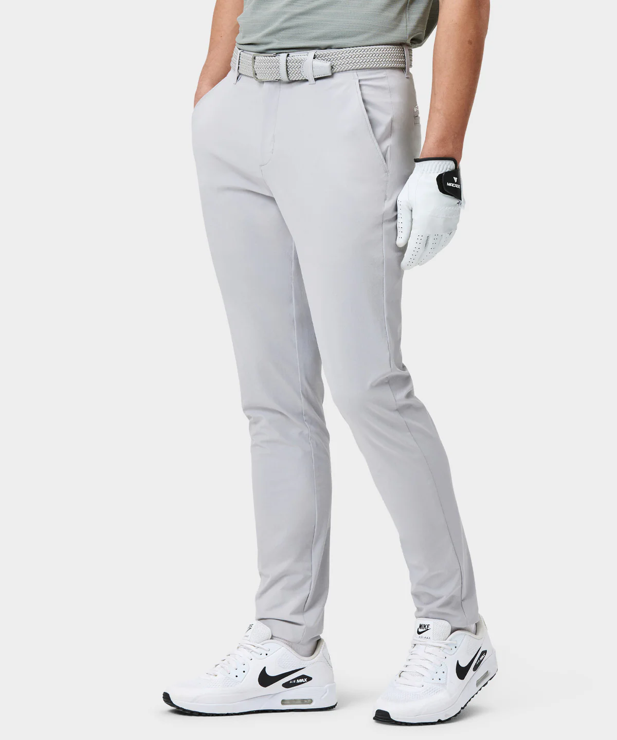 Lightweight Slim Trouser - Light Grey - Image 3