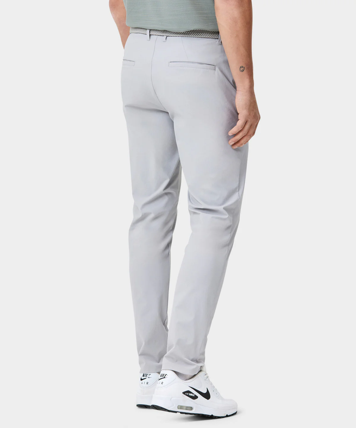 Lightweight Slim Trouser - Light Grey - Image 4