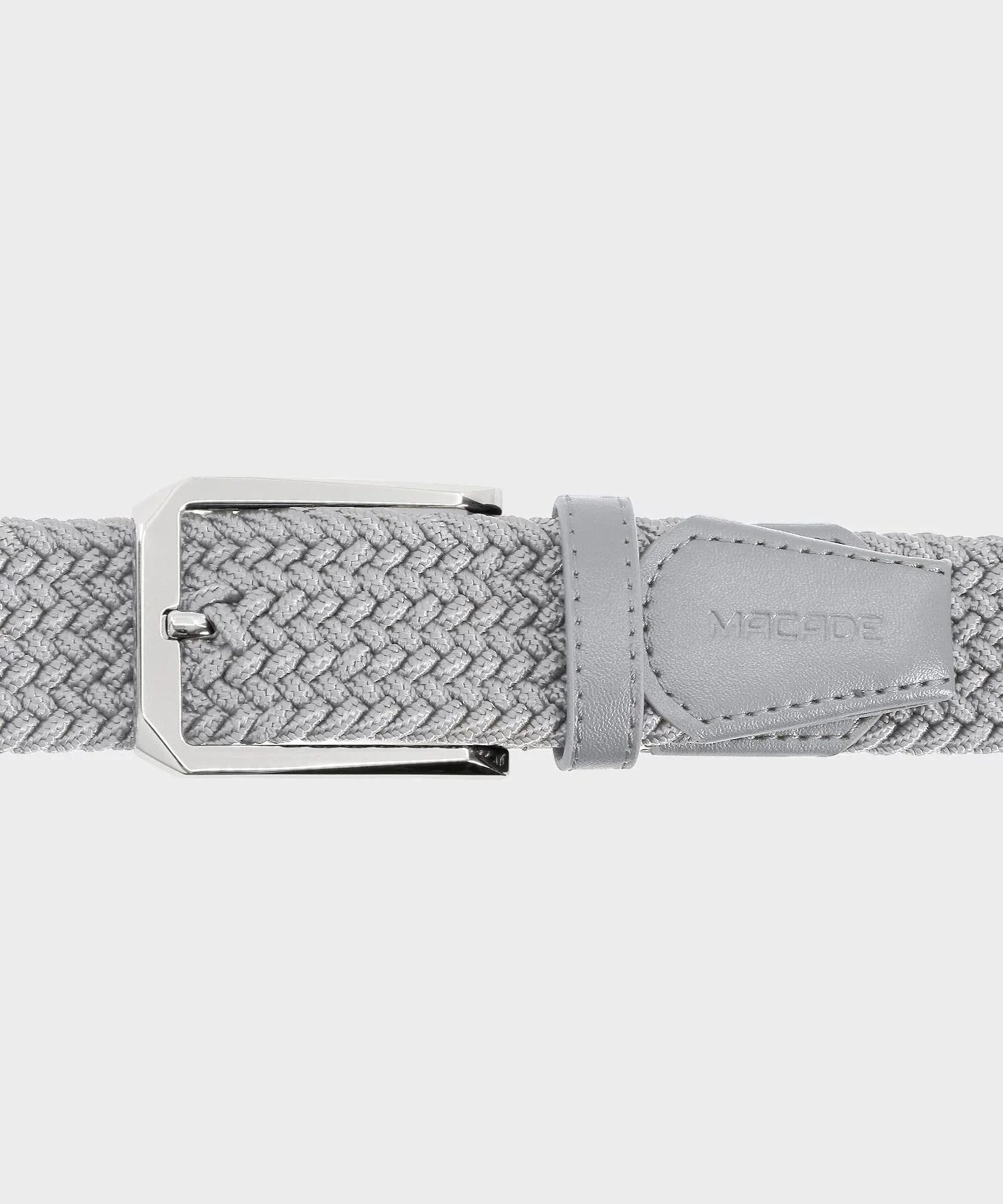 Men's Elastic Belt - Light Grey - Image 3