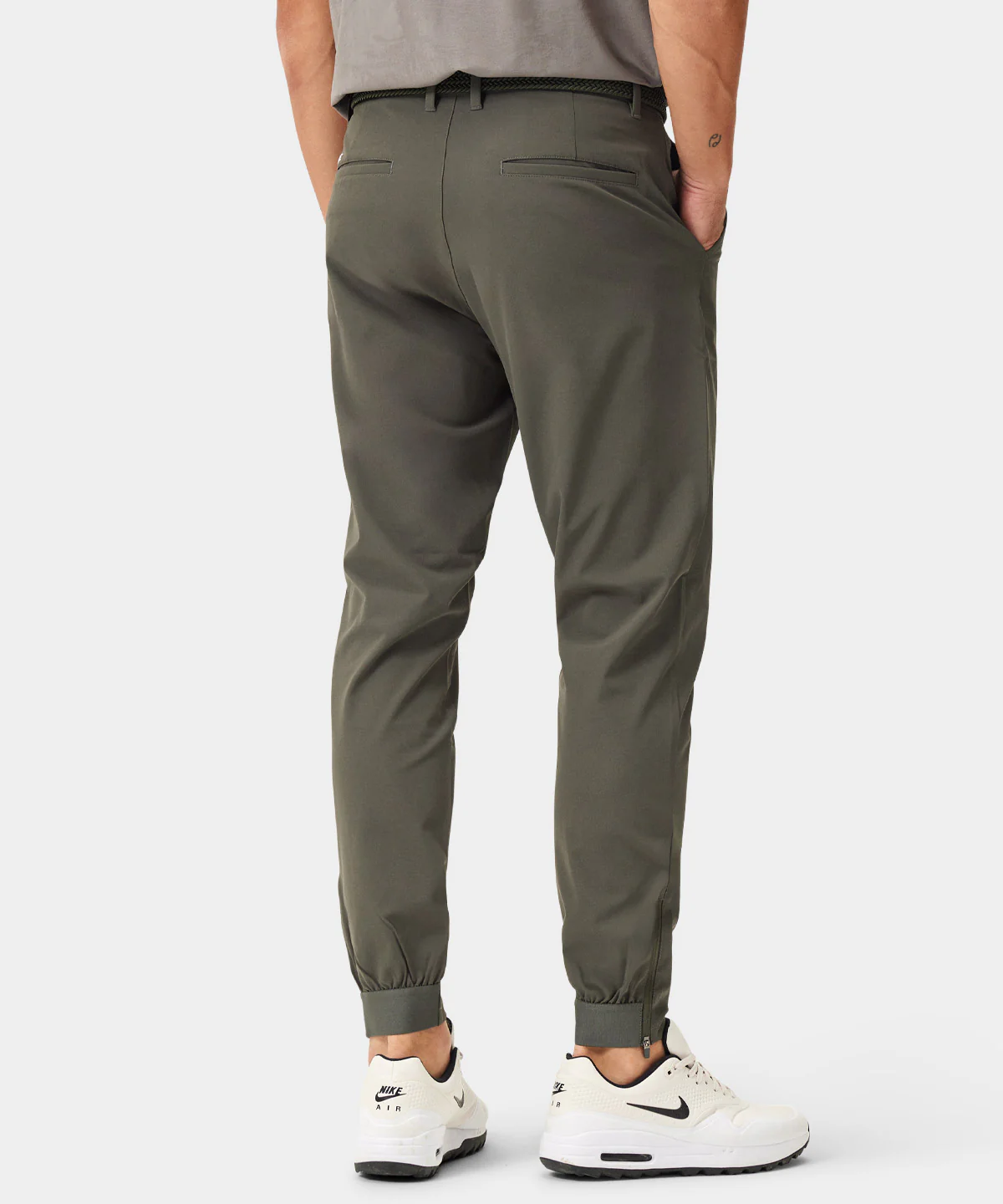 Four-Way Stretch Joggers - Moss - Image 3