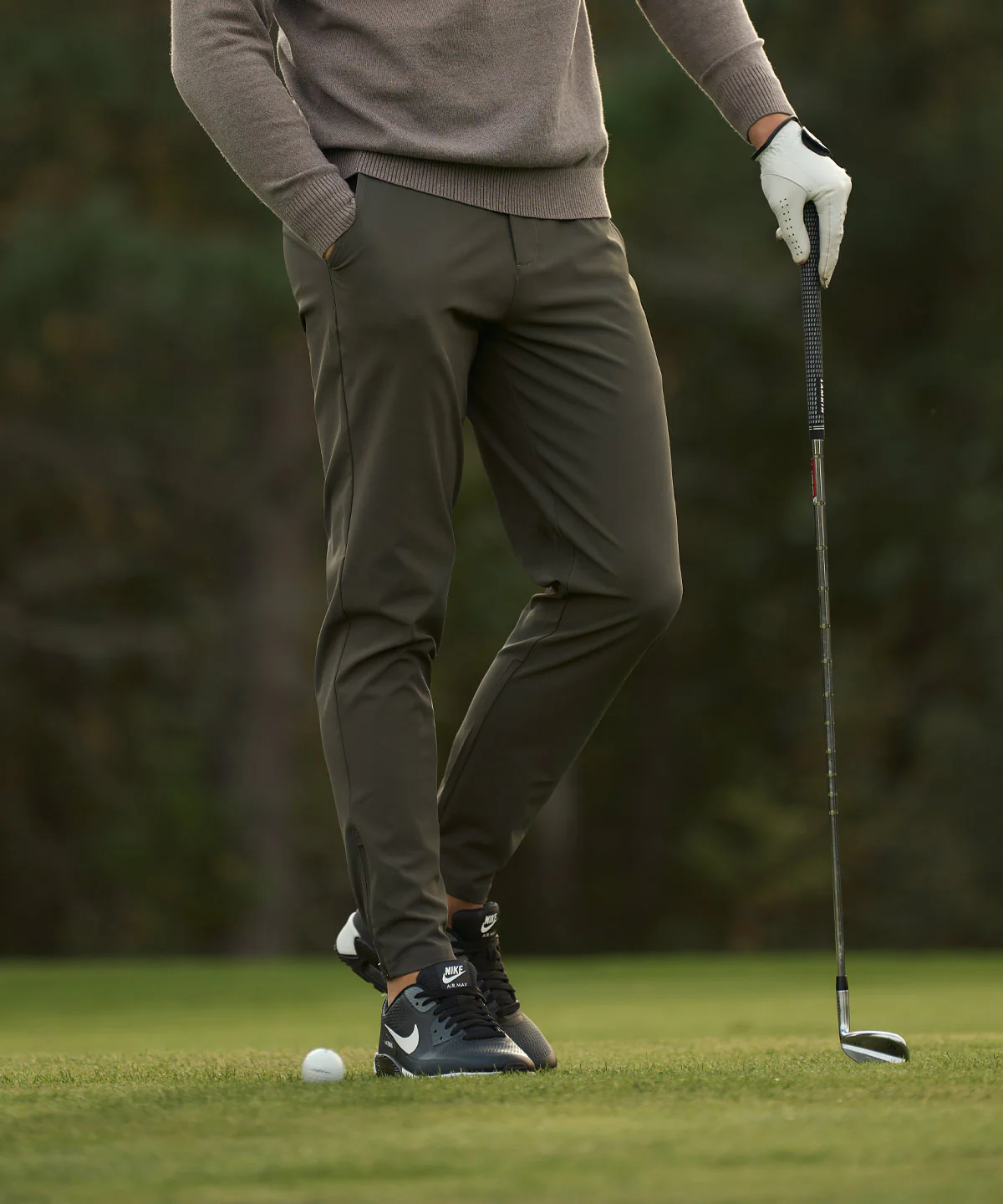 Four-Way Stretch Joggers - Moss - Image 8