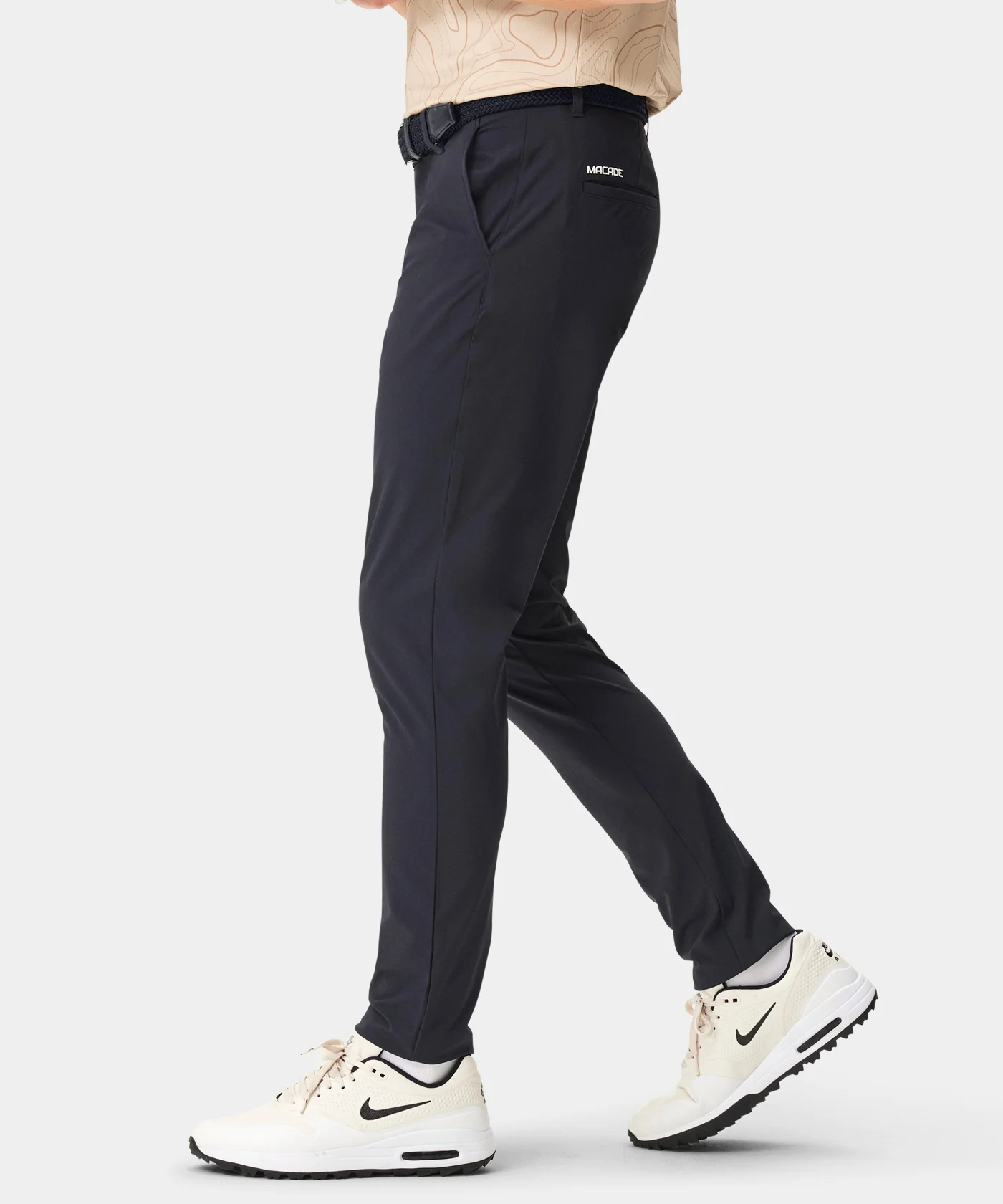 Lightweight Slim Trouser - Navy - Image 3