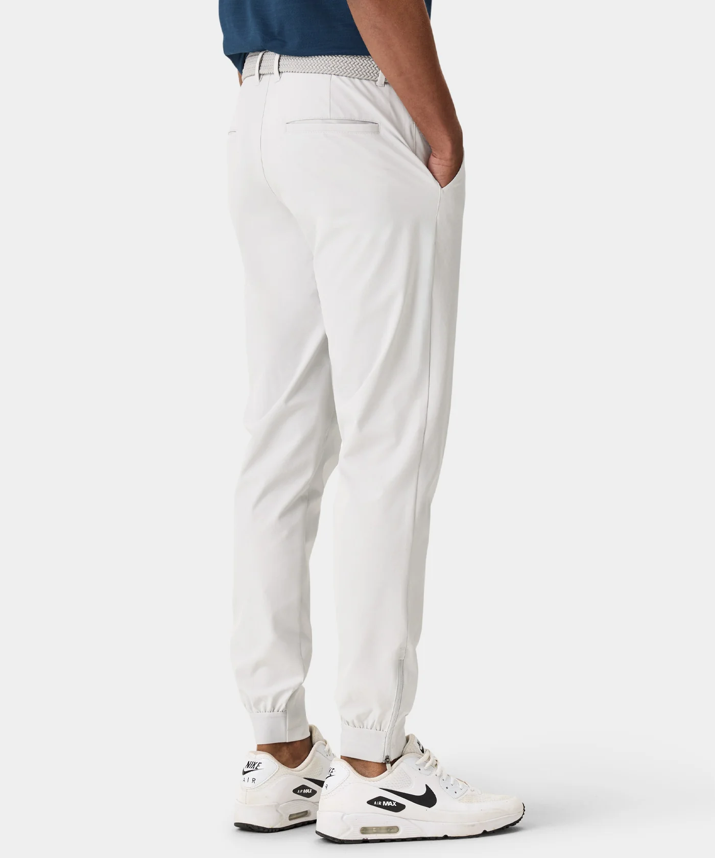 Four-Way Stretch Joggers - Off-White - Image 3