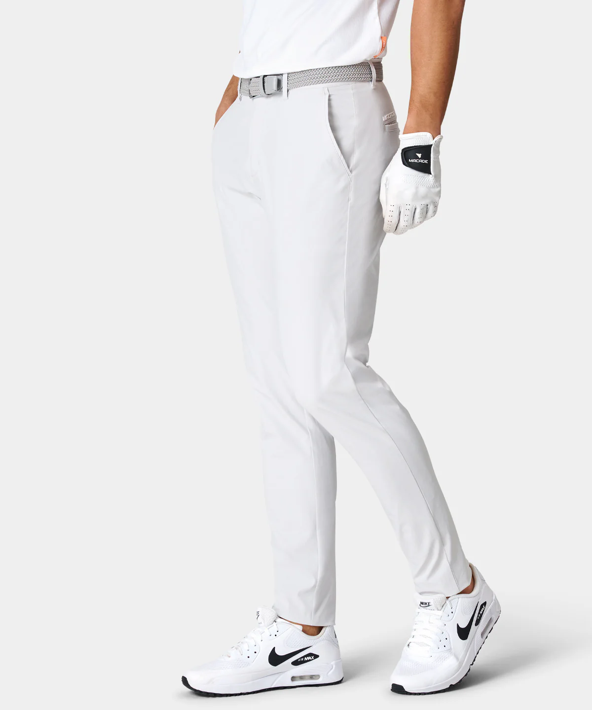 Lightweight Slim Trouser - Off-White - Image 3