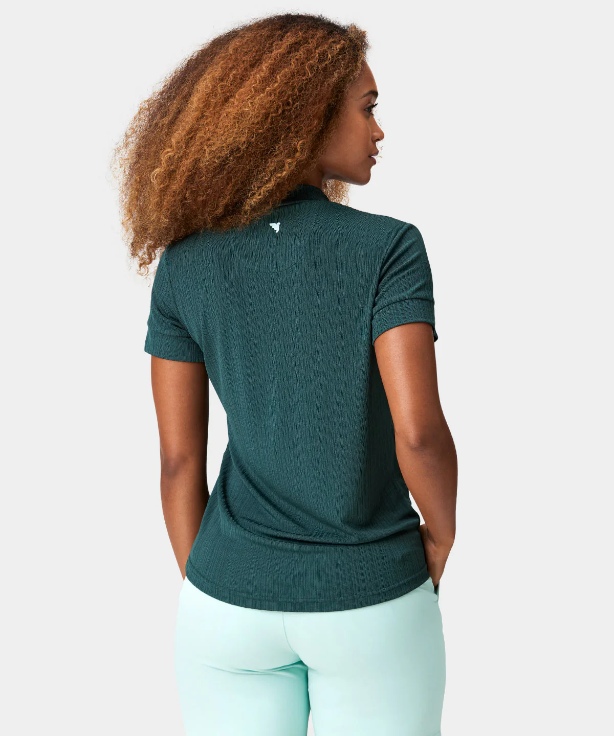 Mock Neck Shirt - Olive - Image 3