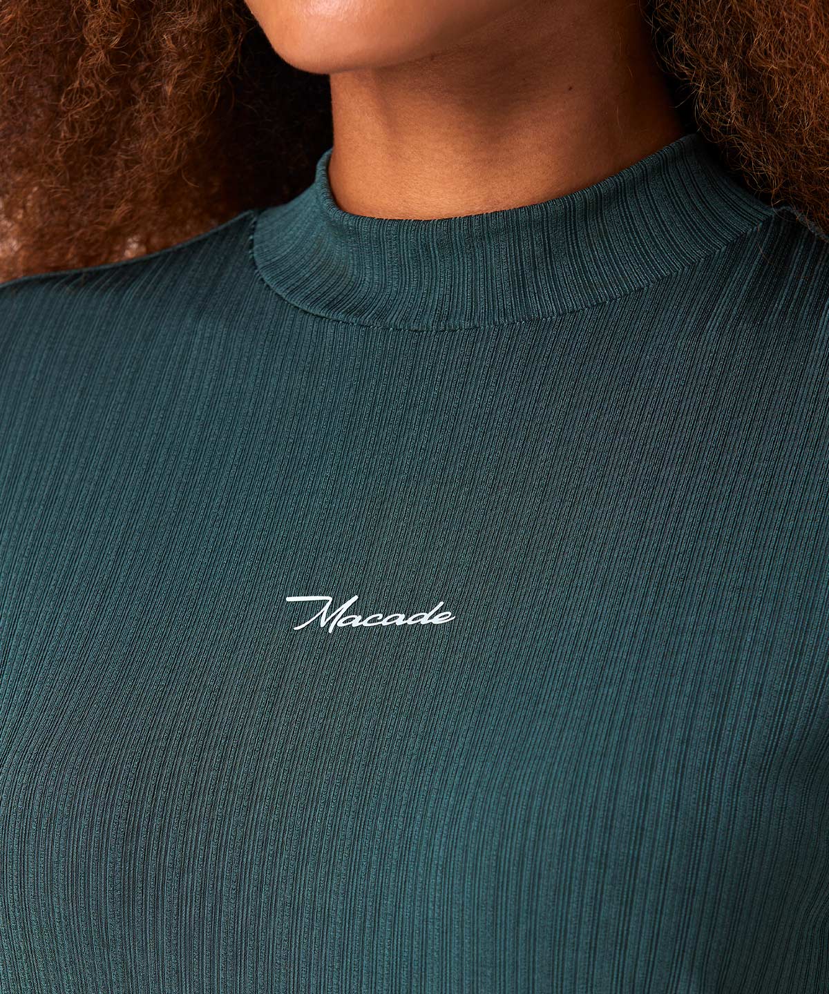 Mock Neck Shirt - Olive - Image 4