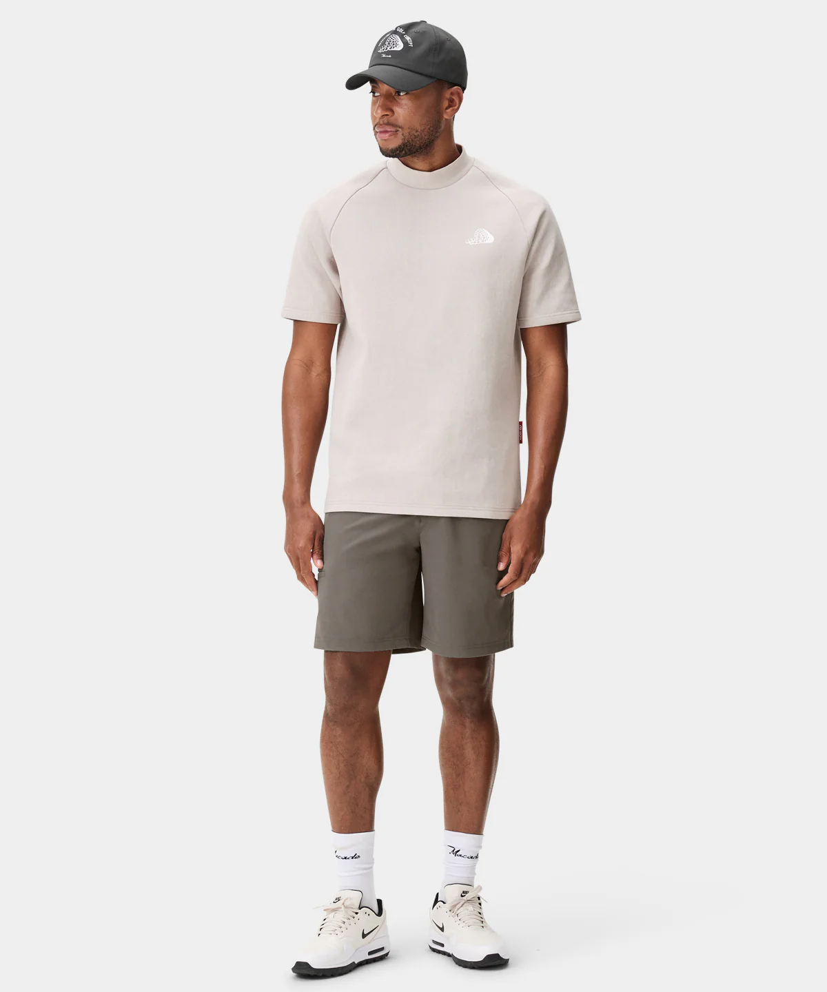 Pleated Players Shorts - Brown - Image 7