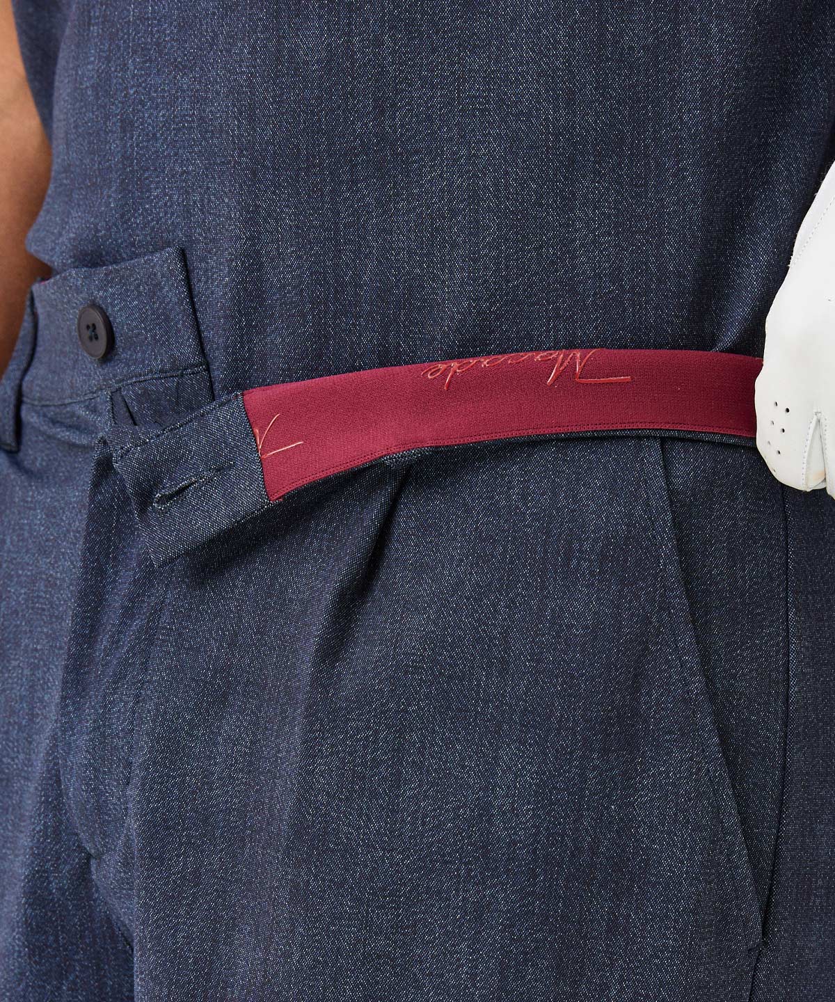 Pleated TX Players Shorts - Dark Blue - Image 6