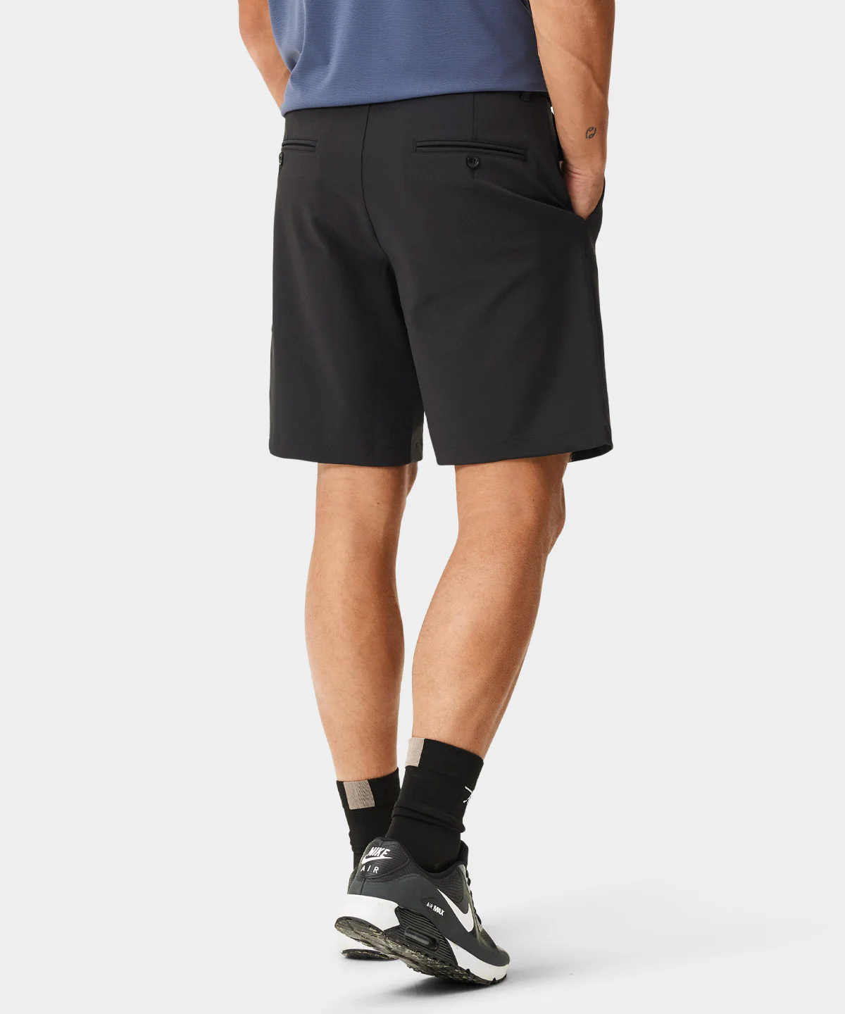 Shaw Tech Shorts - Ash Black - Image 3