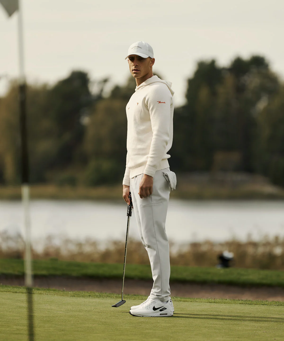 Shaw Tech Trouser - Off White - Image 10