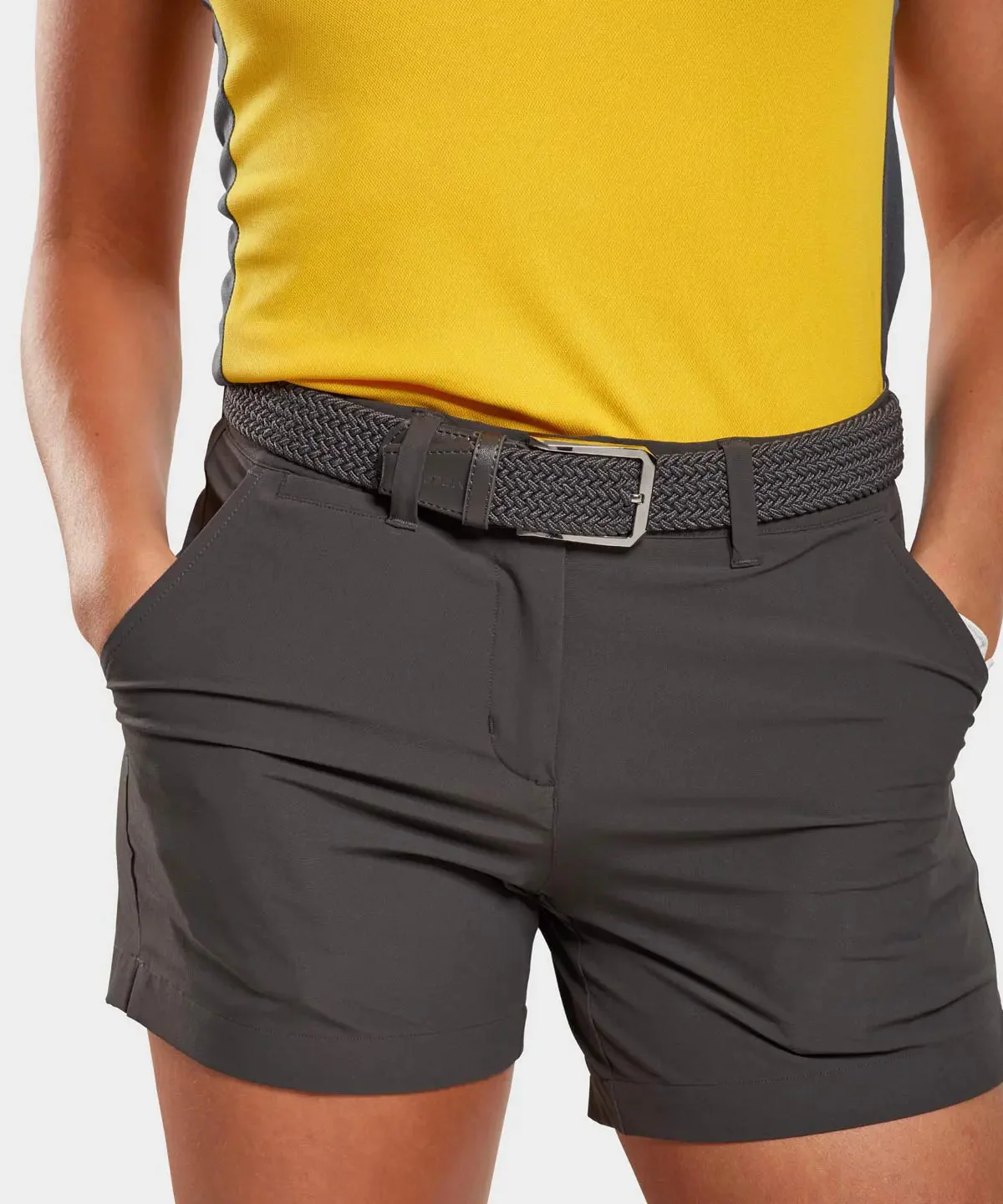 Women's Elastic Belt - Grey - Image 4